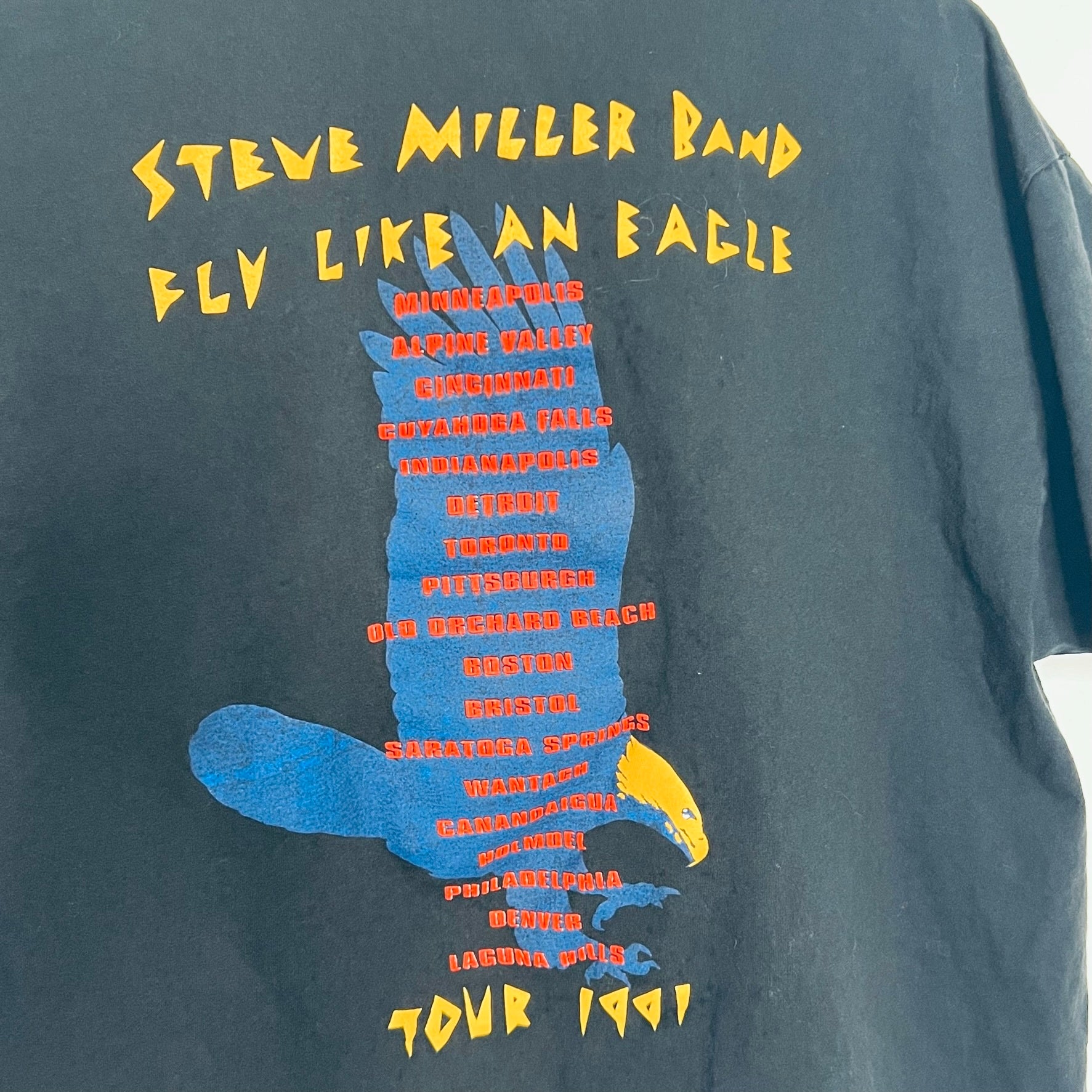 Vintage Steve Miller Band Fly Like an Eagle Tour Single Stitch Tshirt